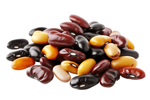 Haricot beans isolated on a transparent background. png