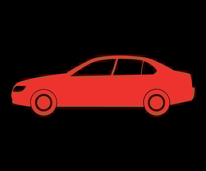 Minimalist Car Design Art vector