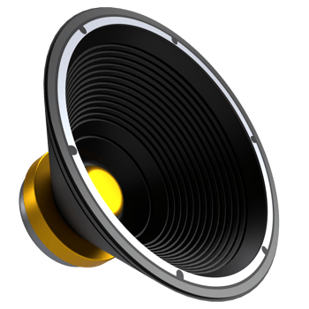 3D Speaker Cone Design png