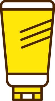 Sunscreen lotion Icon Design Symbol vector