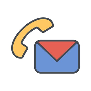 Support Email Icon Design vector