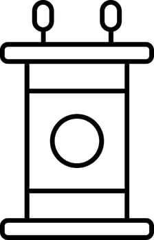 Podium Icon Design vector