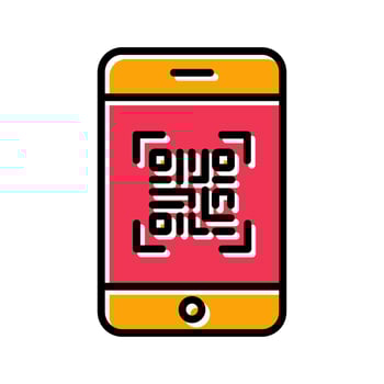 Scanning App Icon Design vector