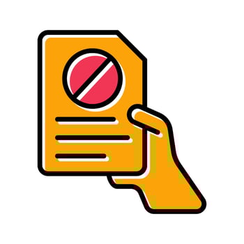 Resignation Icon Design vector