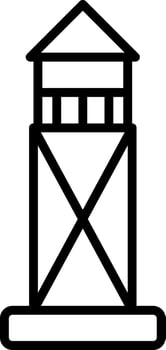 Watchtower Icon Design vector