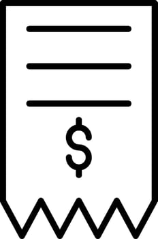 Receipt Icon Design vector