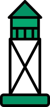 Watchtower Icon Design vector