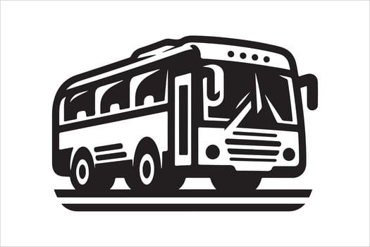 Shuttle Bus Silhouette Vectors for Transport-Themed Custom Projects