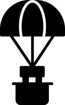 Parachute Icon Design vector