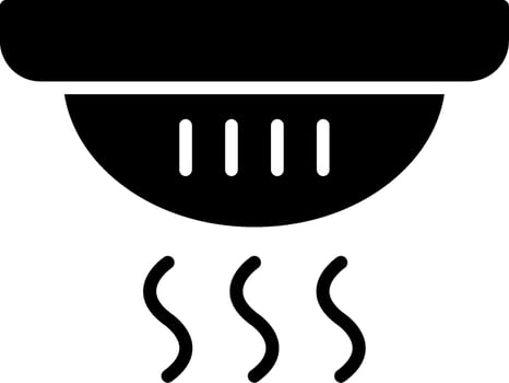 Smoke Detector Icon Design vector