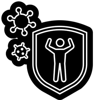 Virus Defense Icon vector