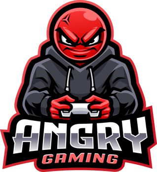 Angry emoticon gaming mascot png