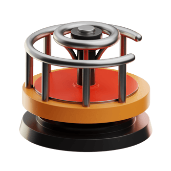 Spinner playground object illustration 3d png