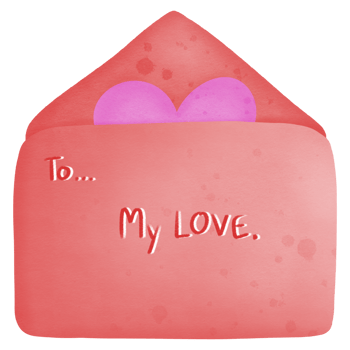 note heart, hand drawn, transparency illustration. png