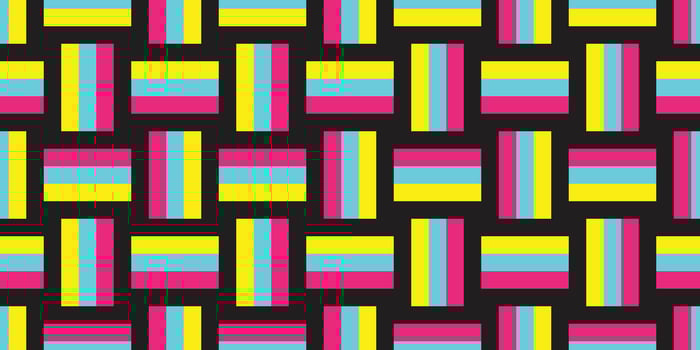 checked weave seamless pattern rgb tartan plaid cmyk cartoon rainbow lgbtq gift wrapping paper scarf isolated repeat wallpaper tile background doodle illustration design vector