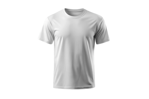 Plain White T-Shirt Mockup Design png