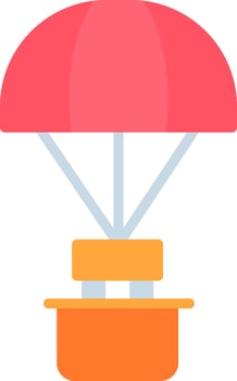 Parachute Icon Design vector