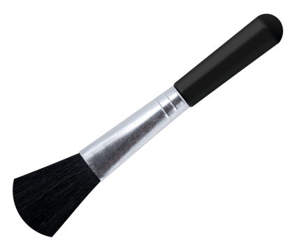 Black face brush png