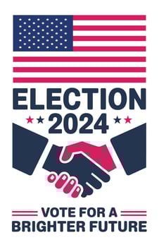 USA Election 2024 Design vector