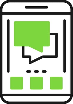 Chat Icon Design Symbol vector