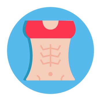 Premium download icon of slim waist vector