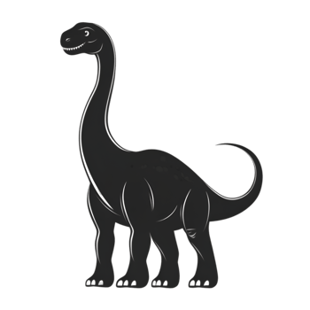 Dinosaur Silhouette Minimalistic Illustration png