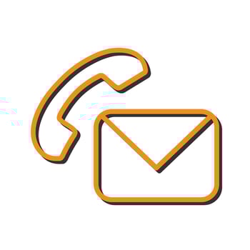 Support Email Icon Design vector