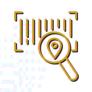Barcode Tracking Icon Design vector