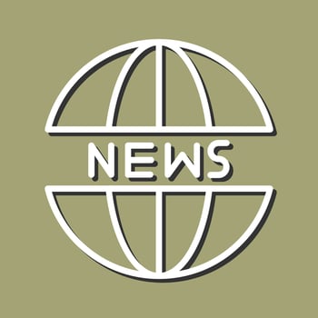 News Website Icon Design vector