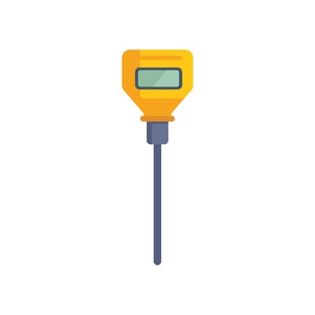 Electronic soil meter measuring soil parameters vector
