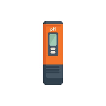Digital ph meter measuring acidity and alkalinity levels vector