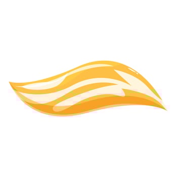 Flowing liquid honey splashing with motion trails vector