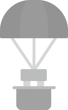 Parachute Icon Design vector