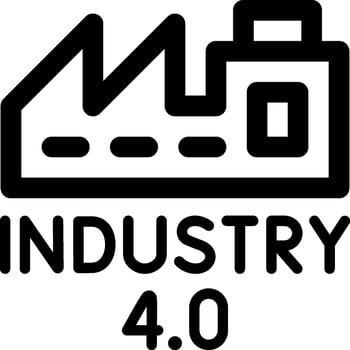 Industry 4 0 logo vector