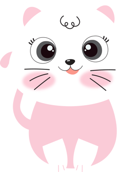 cute cat cartoon png