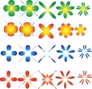 Flower Shape Image vector