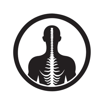 Chiropractic Icon, Medical Background, Medical Symbol, Medical Symbol vector