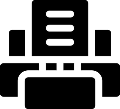 Printer icon on white background vector