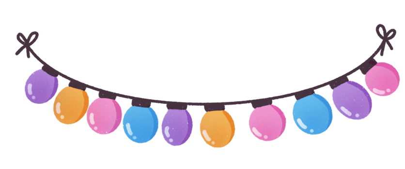 lamp bunting cute hanging flag banner png