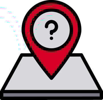 Location pin icon vector