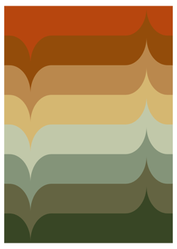 Abstract Geometric Color Gradient Art png