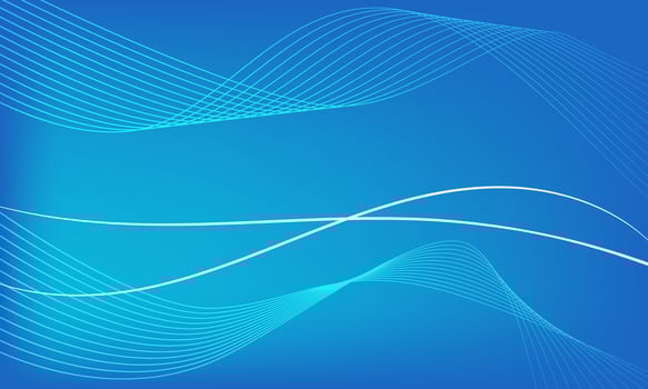 Abstract Waving Line Particle Technology Background vector