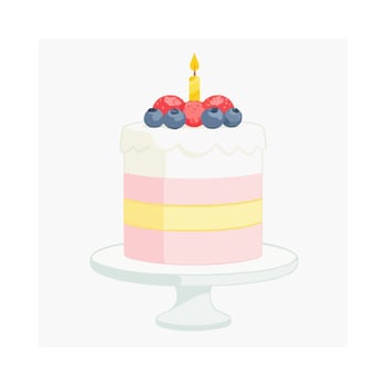 Cake Dessert Sweet Treat Celebration vector
