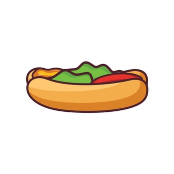 sushi food illustration logo vector