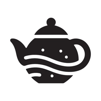 Stylish and simple water ketly silhouette design. vector