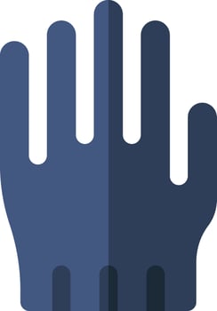 A glove icon on a white background vector