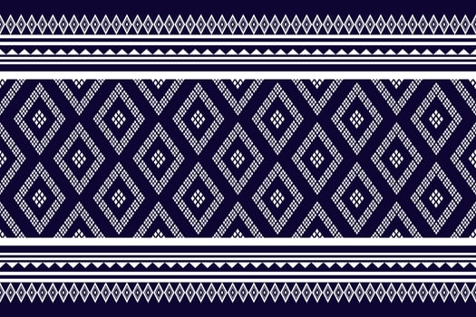 Geometric ethnic pattern traditional Design for background,carpet,wallpaper,clothing,wrapping,Batik,fabric, illustration embroidery style. vector