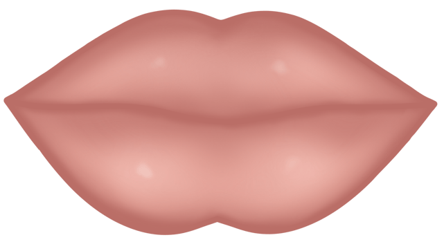 isolated Of Pink Lips png
