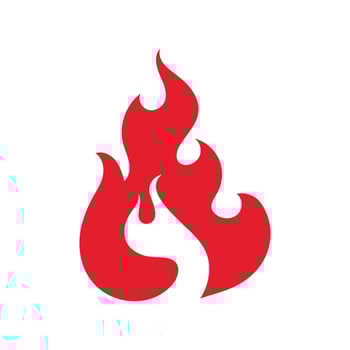 Fire icon illustration vector