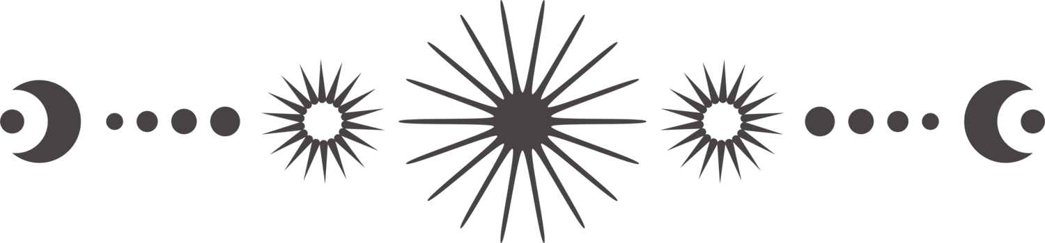 Celestial border with magic moon and mystic stars. Spiritual frame with fantasy elements. Astrology ornament with spiritual symbols of sun. Esoteric vintage minimal decoration png